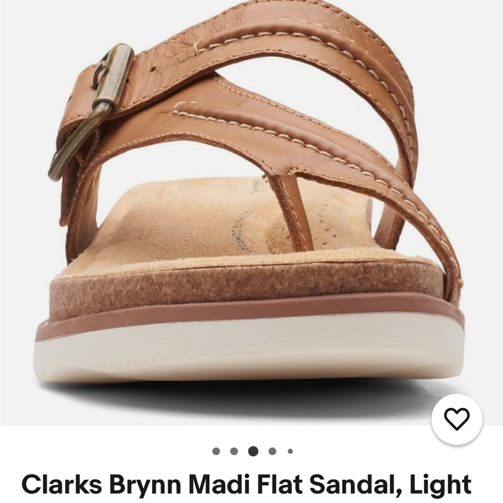 Clarks Women's Light Brown Sandals